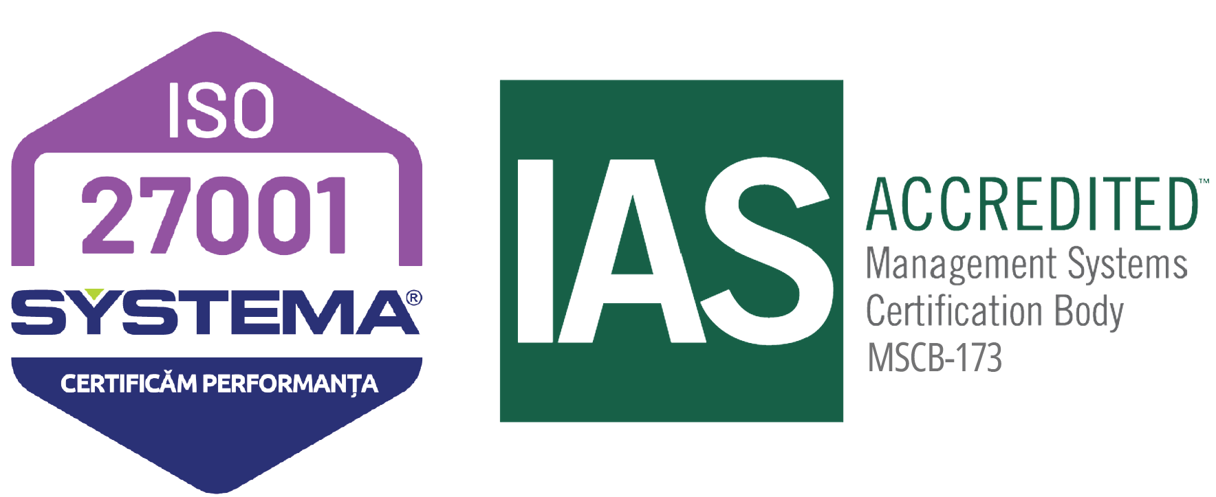 ISO/IEC 27001 certified